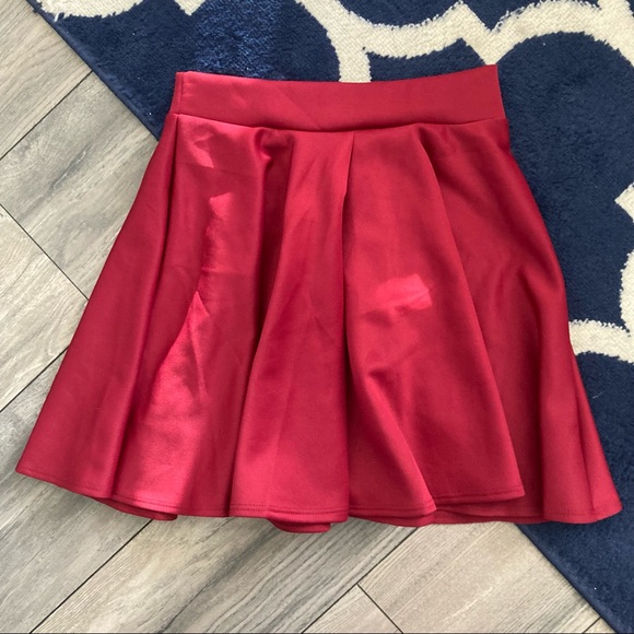 Red Skater Skirt - Picture 6 of 6